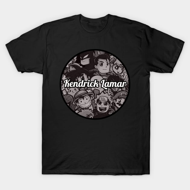 Kendrick Lamar / Cartoon Vintage Style T-Shirt by Mieren Artwork 